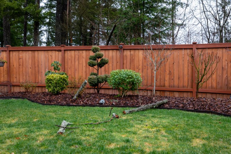 Landscaping and Fence Installation